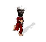 Osama on the run